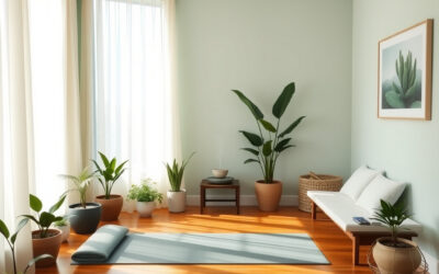 Consultório de Yoga: Um Ambiente Calmo para Práticas de Bem-Estar