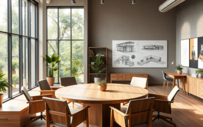 Consultório de Arquitetura: Ambientes para Projetos e Reuniões